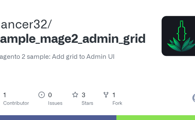 GitHub - Flancer32/sample_mage2_admin_grid: Magento 2 Sample: Add Grid ...