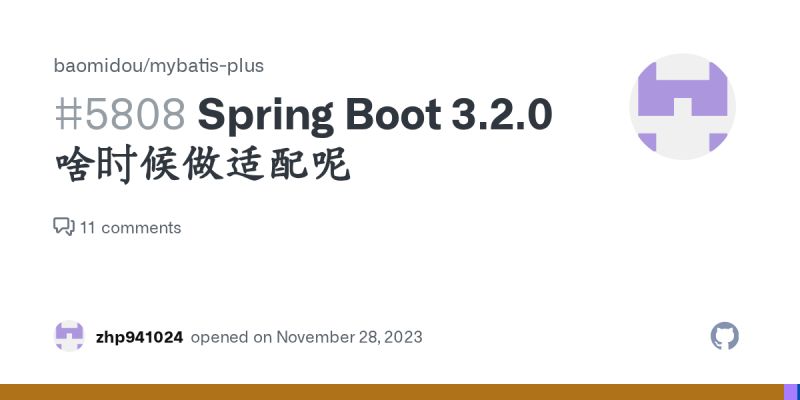 Github Fengwenyi Mybatis Plus Example Springboot Mybatis Plus - Perfect HD Light Backgrounds | Free Download