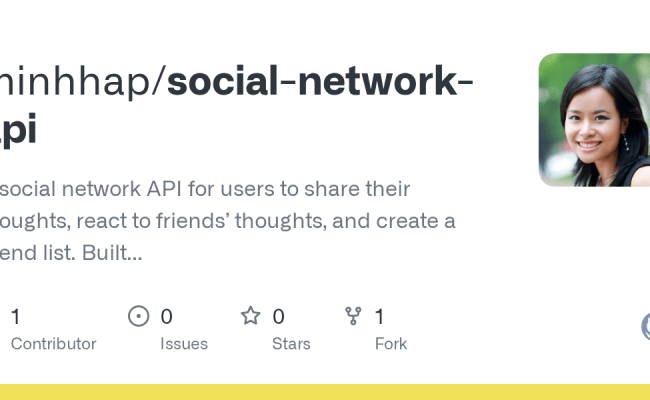 GitHub - Minhhap/social-network-api: A Social Network API For Users To ...