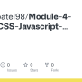 GitHub - Kishanpatel98/Module-4-HTML-CSS-Javascript-for-Web-Developers ...