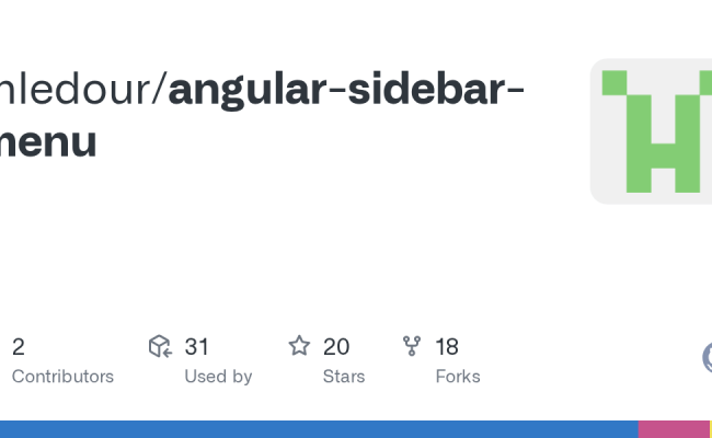 GitHub - Mledour/angular-sidebar-menu