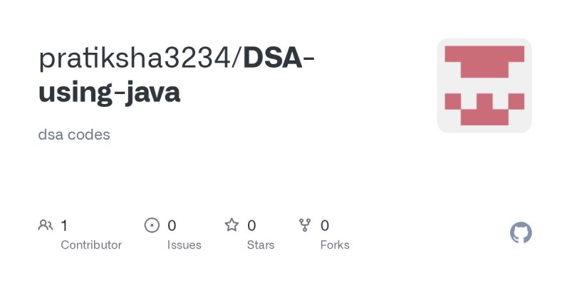 Github Pratyay008 Java Dsa Data Structures Using Java - Premium Geometric Design Gallery - 8K