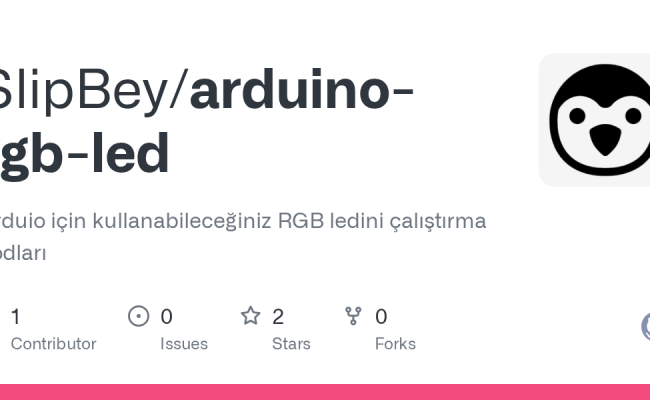 GitHub - SlipBey/arduino-rgb-led: Arduio Için Kullanabileceğiniz RGB ...