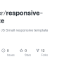 GitHub - Wallrazer/responsive-template: HTML + CSS + JS Small ...