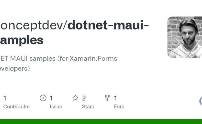 GitHub - Conceptdev/dotnet-maui-samples: .NET MAUI Samples (for Xamarin ...