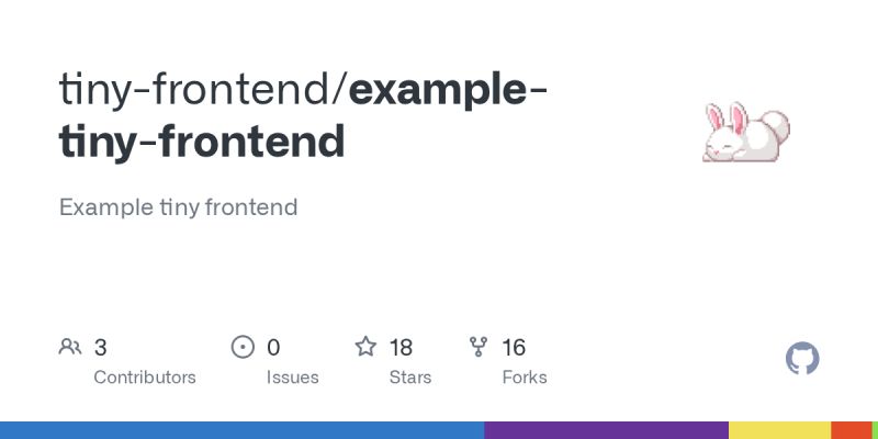 Github Tiny Frontend Tiny Client Client To Consume A Tiny Frontend At Runtime From A Tiny - Gradient Photos - Professional Full HD Collection