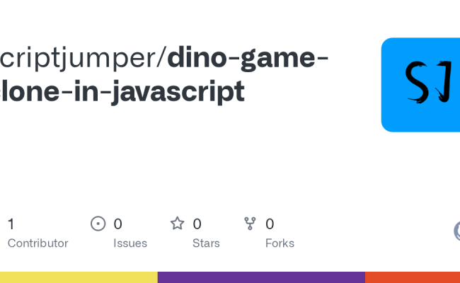 GitHub - Scriptjumper/dino-game-clone-in-javascript