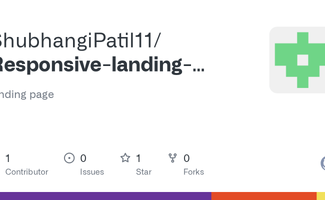 GitHub - ShubhangiPatil11/Responsive-landing-page-using-HTML-CSS-JS ...