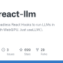 GitHub - R2d4/react-llm: Easy-to-use Headless React Hooks To Run LLMs ...