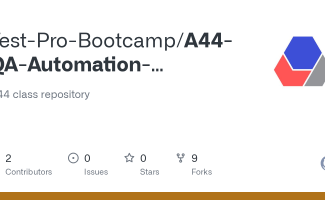 GitHub - Test-Pro-Bootcamp/A44-QA-Automation-Framework: A44 Class ...