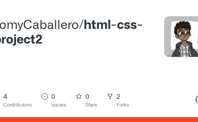 GitHub - TomyCaballero/html-css-project2