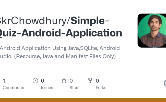 GitHub - SkrChowdhury/Simple-Quiz-Android-Application: A Android ...