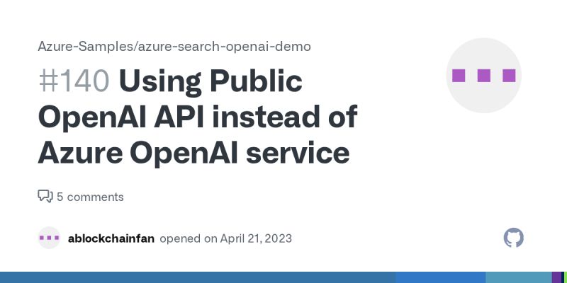 Using Public Openai Api Instead Of Azure Openai Service Issue 140 - Creative Full HD Dark Illustrations | Free Download