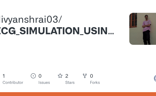 GitHub - Divyanshrai03/ECG_SIMULATION_USING-MATLAB