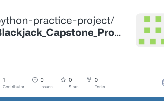 GitHub - Python-practice-project/Blackjack_Capstone_Project
