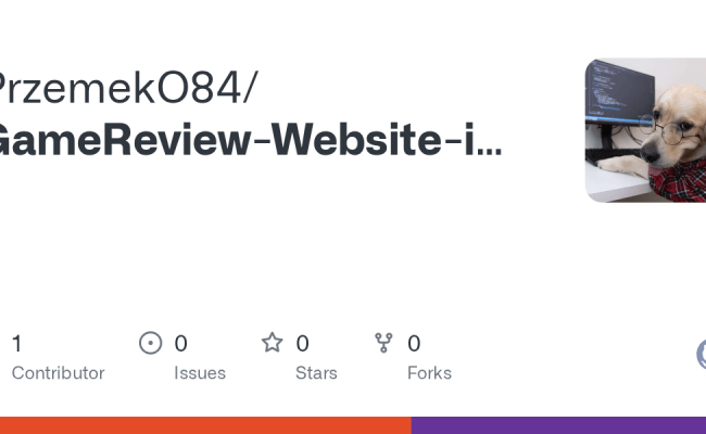 GitHub - PrzemekO84/GameReview-Website-in-HTML-CSS