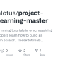 GitHub - Hungvmlotus/project-based-learning-master: A List Of ...