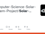 Github Computer Science Solar System Project Solar System Project