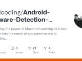 Github Findcoding Android Malware Detection System Using Machine