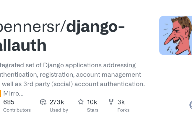 GitHub - Pennersr/django-allauth: Integrated Set Of Django Applications ...