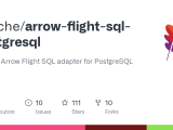 Github Apache Arrow Flight Sql Postgresql Apache Arrow Flight Sql