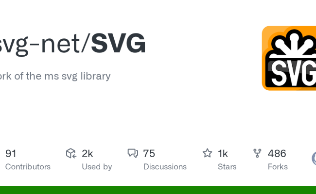 GitHub - Svg-net/SVG: Fork Of The Ms Svg Library