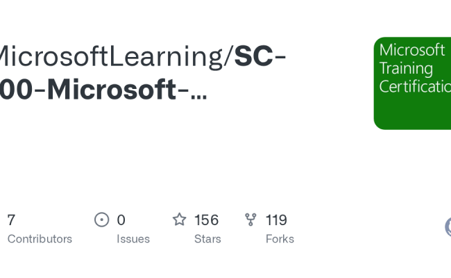 GitHub - MicrosoftLearning/SC-100-Microsoft-Cybersecurity-Architect