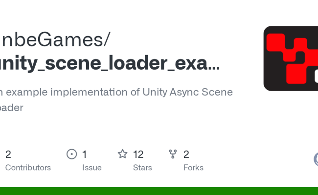 GitHub - UnbeGames/unity_scene_loader_example: An Example Implementation Of Unity Async Scene Loader