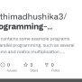 GitHub - Dushanthimadhushika3/MPI-Programming-Parallel-Algorithms ...