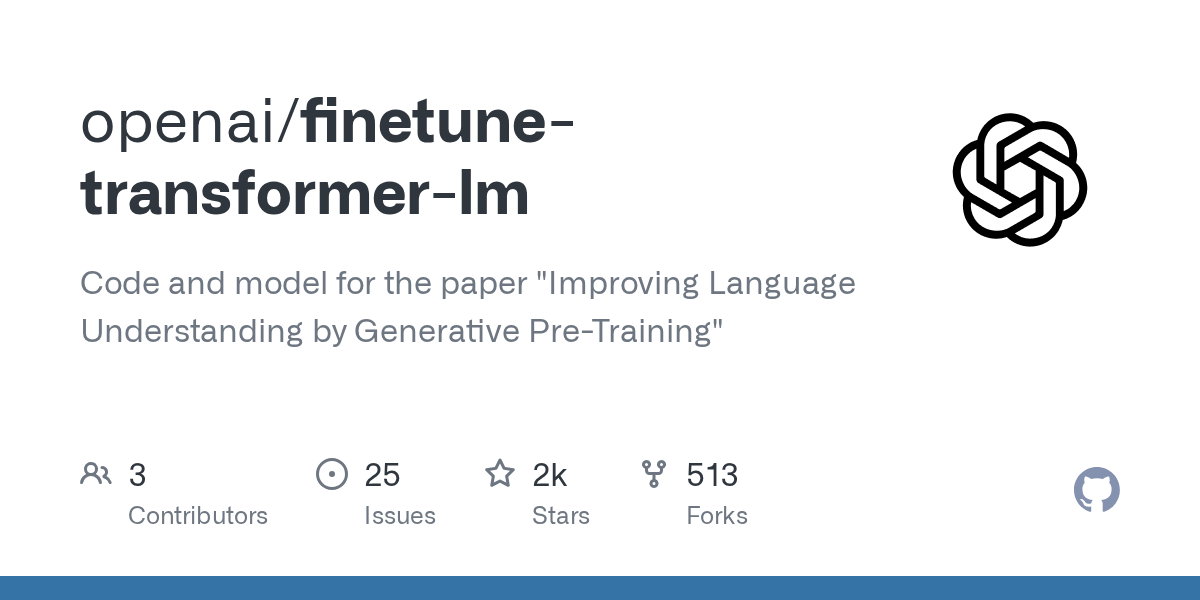 Sampai akhirnya, aku menemukan sebuah jawaban yang terpaksa aku terima. Finetune Transformer Lm Encoder Bpe 40000 Json At Master Openai Finetune Transformer Lm Github