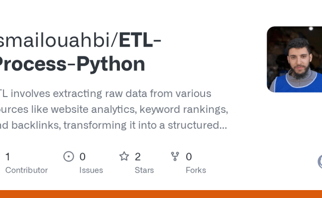 GitHub - Ismailouahbi/ETL-Process-Python: ETL Involves Extracting Raw ...