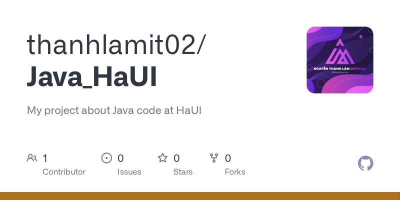Github Hit Haui Java Hit 2019 Material For The Java 2019 Courses - Download Artistic Dark Picture | Ultra HD