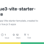 GitHub - Kouts/vue3-vite-starter-template: A Single Page App Vite ...
