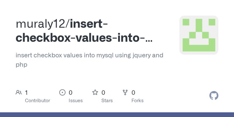 Insert Checkbox Values In Database Using Jquery Ajax And Php Mysqli - Premium Abstract Image Gallery - Retina