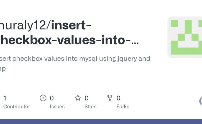 GitHub - Muraly12/insert-checkbox-values-into-mysql-using-jquery-and ...
