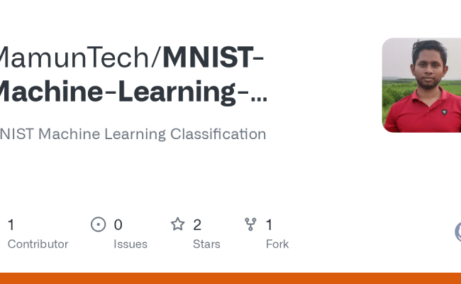 GitHub - MamunTech/MNIST-Machine-Learning-Classification: MNIST Machine ...