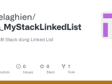 Github Codelaghien Java Mystacklinkedlist Java Viáº T Stack Dã Ng
