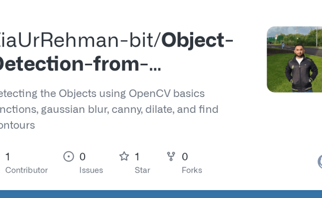 GitHub - ZiaUrRehman-bit/Object-Detection-from-Webcam-Using-OpenCV ...