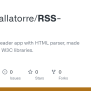 GitHub - Emiliodallatorre/RSS-Reader: A Simply RSS Reader App With HTML ...
