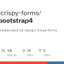 GitHub - Django-crispy-forms/crispy-bootstrap4: Bootstrap 4 Template ...
