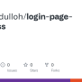 GitHub - Inniyabdulloh/login-page-html-css