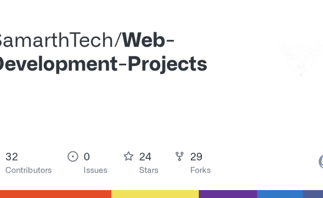 GitHub - SamarthTech/Web-Development-Projects