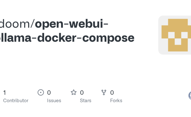 GitHub - Fdoom/open-webui-ollama-docker-compose