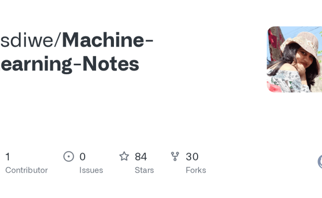 GitHub - Ksdiwe/Machine-Learning-Notes