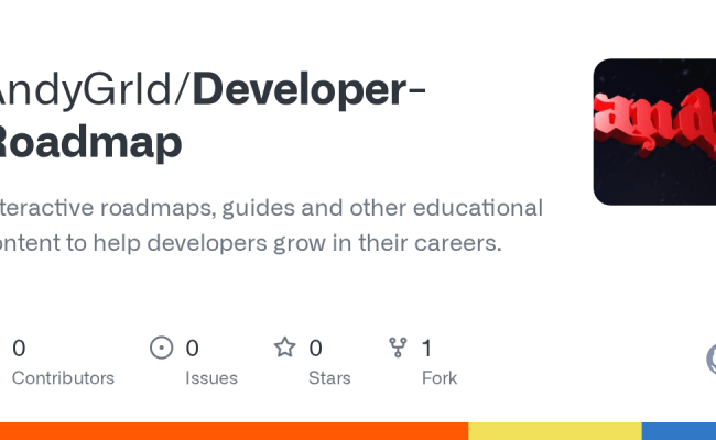 GitHub - AndyGrld/Developer-Roadmap: Interactive Roadmaps, Guides And ...