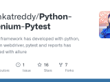 Github Cvenkatreddy Python Selenium Pytest Sample Framework Has