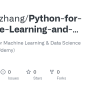 GitHub - Danielbzhang/Python-for-Machine-Learning-and-Data-Science ...