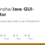 GitHub - Nahili-ansha/Java-GUI-Calculator: Interactive Java Calculator ...