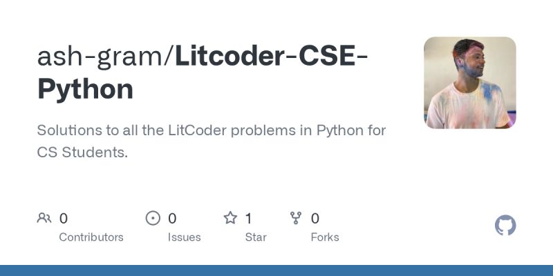 Github Jihacshnu Litcoder Contest For Cs Python - Best Sunset Designs in High Resolution
