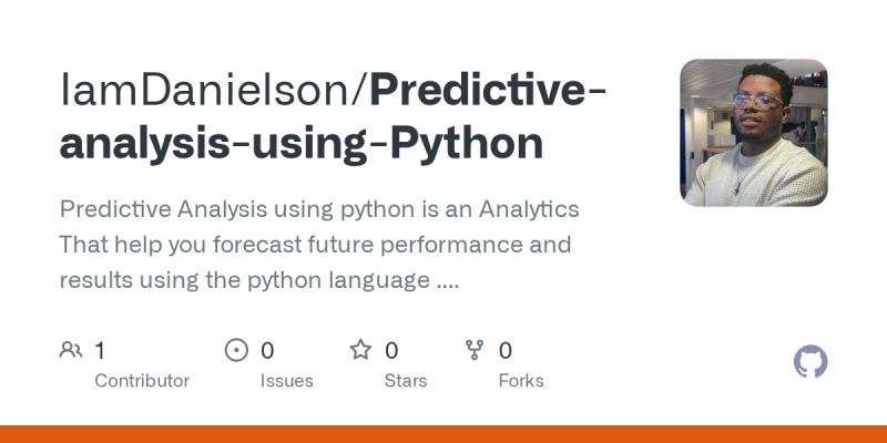 Predictive Analysis Using Python - Modern Gradient Background - Ultra HD